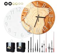 Clock Molds for Epoxy Resin - Reusable Casting Forms, DIY Craft Tool Decor | Resin Clock Molds - Creative Casting for Handmade Projects | Non Stick Silicone Forms for Wall Timepieces Art Crafts Decor