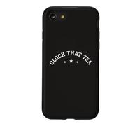 Clock That Tea Meme Teen Lies Tween Gossip Gen Z Slang Truth Coque pour iPhone SE (2020) / 7/8