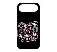 Clocking Out The Highlight of My Day Work Exit Mood Coque pour iPhone Air
