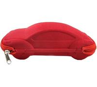 Clockjuan Boîte de rangement rigide en forme de voiture Rouge