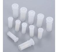 Clockjuan Lot de 100 sifflets couineurs en plastique pour chien Blanc 15,5 x 4,8 mm