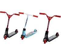 Clockjuan Lot de 3 mini trottinettes à doigts - 2 noires et 1 bleue - Accessoires pour les fêtes