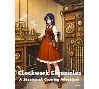 Clockwork Chronicles: A Steampunk Coloring Adventure