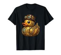 Clockwork Duck Lunettes d'aviateur Steampunk T-Shirt