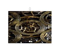 Clockwork Technology Comment fonctionne le tapis de séchage de vaisselle Tapis de cuisine Petit tapis de séchage de vaisselle Microfibre Ultra Absorbant Petit 16 X 18 pouces