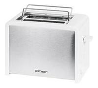 Cloer 3211 - Grille-pain -électrique - 2 tranche - Blanc/inox Blanc/inox G