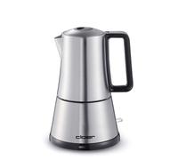 Cloer 5918 Cafetière Espresso Électrique, 365 W, pour 3-4 tasses d'espresso, boîtier en acier inoxydable