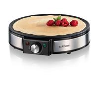 Cloer 6630 appareil à crêpes 2 crèpe(s) Noir et Acier inoxydable
