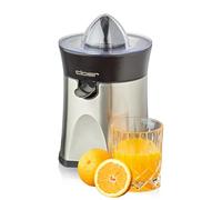cloer 6815 Presse-Agrumes Électrique 2-en-1 - Cônes Petit et Grand, Arrêt Automatique, Bec Anti-Goutte, Pièces Lavables, Pied Antidérapant, 100W, Tamis en Inox