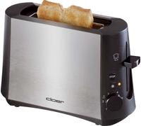 Cloer 3890 - Grille-pain - 1 tranche - 1 Emplacements - inox mat