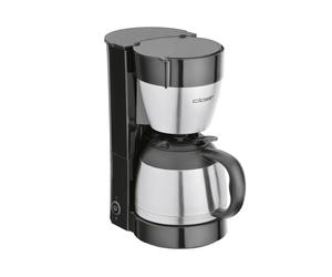 Cloer Kaffeeautomat 5009 8 Tassen 800Watt mit Edelstahlkanne schwarz