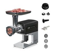 Cloer MG8010 Hachoir à viande électrique avec écran tactile et accessoires, 600 W