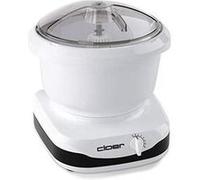 Cloer robots cuisine 7001 robot de cuisine avec bol mélangeur de 6 l, crochet pétrisseur, fouet, fouet à gâteau, grattoir à 6 vitesses, 650 w, blanc Voir Description / Demander Vendeur G