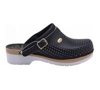 Clog Supercomfort - Scholl - Mixte - Semelle anatomique en bois de hêtre - Cuir perforé - Confort optimal 44 EU