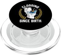 Clogging Champion Humour des Toilettes obstruant Depuis la Naissance PopSockets PopGrip pour MagSafe