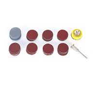 Cloimei 1In Professional Self Adhesive Sanding Discs Abrasive Paper Round Sanding Sheet High Performance Durable Antistatic for Wood Metal Plastic Leather Glass 100PCS Multipack wi