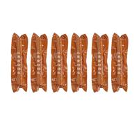 Cloimei 2 pièces 21 mm boyaux à saucisses boyaux à saucisses en collagène de qualité supérieure forte ténacité pour fabrication de saucisses fraîches, saucisses fumées, saucisses à