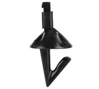 Cloimei 20 pièces Pinces à appâts de matériel de pêche à cône Noir matériau PE de qualité supérieure Accessoires légers durables pour Les Amateurs de pêche en Eau Douce et en Eau s