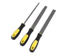 Cloimei 3 pièces ensemble de râpe à bois professionnelle à dents grossières outils à main plats demi-ronds pour le travail du bois sculpture façonnage en acier au carbone Kit de râ