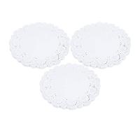 Cloimei 420 pièces napperons ronds blancs en papier conception de dentelle antique tapis de gâteau décoratifs tampons alimentaires pour décorations de table de fête de mariage proj