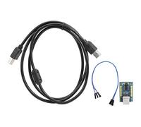 Cloimei Adaptateur convertisseur USB vers TTL, Module de Port série, composant électronique DIY pour systèmes XP, 7, 8 et 10 (32 et 64 Bits), câble USB et Fil de Connexion Inclus.