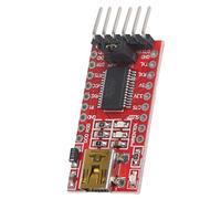 Cloimei Adaptateur série FT232RL USB vers TTL, Module convertisseur Mini USB 2.0 vers TTL de qualité Industrielle avec Levier de Niveau 3,3 V 5 V pour projets électroniques DIY