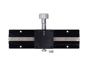 Cloimei Axe X, étage linéaire, rainure en Queue d'aronde, pignon à Longue Course et système d'entraînement à crémaillère, réglage Fin SPLWX40 150, Alliage d'aluminium pour Machines