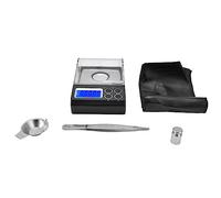 Cloimei Balance numérique en carats, en milligrammes, portable et précise, mini-gramme pour peser des bijoux, balance de poche électronique en acier inoxydable ABS pour la maison, (50g/0.001g)