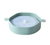 Cloimei Bol à pop-corn pliable en silicone pour -ondes avec poignées de couvercle, passe au lave-vaisselle pour la maison, la cuisine, le dortoir, le camping-car, les voyages