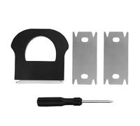 Cloimei -bordure professionnel pour le travail du bois, raboteuse manuelle robuste en acier inoxydable avec poignée ergonomique en bois dur pour lisser les bords de chanfreinage su