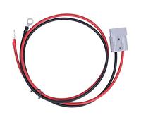 Cloimei Câble d'extension Solaire 1 m 50 A 600 V Fil d'extension Haute Performance résistant aux intempéries pour systèmes de Panneaux solaires avec boulons de borne M8 et connexio