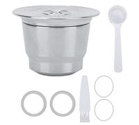Cloimei Capsules de café réutilisables, dosettes rechargeables en acier inoxydable pour machines compatibles avec Citiz Le Cube Maestria Lattissima Inissia Concept