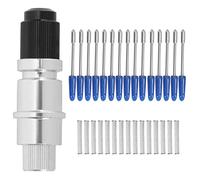 Cloimei CB09 Holder 15Pcs Lames en Carbure Outil de Coupe à 60 Degrés pour Traceur de Découpe Lames de Rechange Sharp Premium avec Ressort pour Autocollants PVC Lettrage Signe Fais