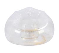 Cloimei Chaise Gonflable en PVC, canapé de Salon Ergonomique et Confortable Transparent pour la Relaxation intérieure et extérieure, Salon, Chambre à Coucher, Balcon, Plage, Pique- (Ou)