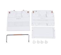 Cloimei Chariot de Rangement à roulettes Robuste, Panier à Linge Pliable à 4 Roues avec Freins pour Salle de Bain, Chambre à Coucher, Cuisine, Chariot Utilitaire de Grande capacité (2 Couches)