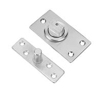 Cloimei Charnière de porte rotative à 360 degrés, axe de porte tournante en acier inoxydable, robuste, rotation douce, charnière en fonte d'aluminium antirouille pour portes en all