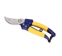 Cloimei Ciseaux de taille professionnels robustes de 8 pouces, coupe-arbre avec poignée double couleur pour tailler les fleurs, les arbres, les arbustes, corps en alliage de zinc 6