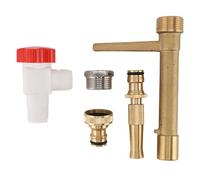 Cloimei Clé à coupleur Rapide, Outil en Laiton, Acier Inoxydable, ABS, clé de vanne d'eau à Connexion Rapide Durable pour l'irrigation du Jardin et l'aménagement paysager G3/4 pouc