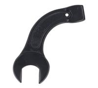 Cloimei Clé à tarauder ouverte robuste en acier à haute teneur en carbone xtrémité ouverte à tête unique, conception à poignée courbée, usinage fin, traité thermiquement, o (34MM)