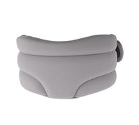 Cloimei Collier Cervical Minerve Réglable Mousse Souple Support Ergonomique pour Dormir Voyage Bureau Maison Nylon Léger Confortable Respirant (Grise)