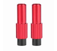 Cloimei Connecteur de Changement de Vitesse de Frein de Vélo Capuchon de Boîtier de Ajusteur en Alliage d'Aluminium Léger Durable Réglage Fileté Lisse pour Vélo de Route de Montagn (Rouge)