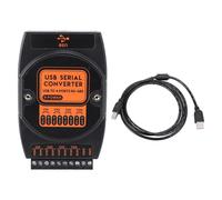 Cloimei Convertisseur USB vers de qualité Industrielle, Adaptateur série isolé à 4 Ports avec Protection 600 W et Protection ESD 1500 V pour environnements industriels Difficiles