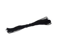 Cloimei Corde de paracorde à 1 Brin de 2 mm, Corde de Survie extérieure Polyvalente et Robuste pour Le Camping, la randonnée, l'urgence, Noir, Options de Longueur de 15 m, 31 m, 10 (15)