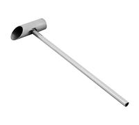 Cloimei Cuillère à sucre professionnelle en acier inoxydable, accessoire de machine à guimauve, cuillère en argent durable de 29 cm, pièce de rechange pour outils de fabrication de