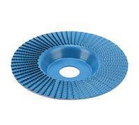 Cloimei Disque de sculpture sur bois professionnel 125 mm, roue de façonnage en carbure de tungstène, accessoire de meuleuse d'angle pour le travail du bois, la sculpture, le ponça (Blue)
