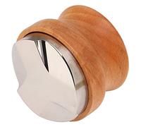 Cloimei Distributeur de café professionnel et doseur, outil de nivellement d'espresso à profondeur réglable avec poignée ergonomique en bois de hêtre, accessoire de café de qualité (51MM)