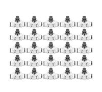 Cloimei Ensemble de 25 connecteurs pneumatiques à dégagement rapide, raccord de tuyau d'air réglable pour le contrôle du débit de gaz et de liquide dans les systèmes d'automatisati