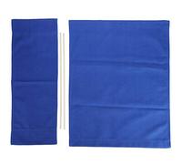 Cloimei Ensemble de Housses de Rechange en Toile pour Chaise de réalisateur, Tissu d'assise et de Dossier Lavable pour la Maison, Le Bureau, Le cinéma, Confortable et Respirant, ma (Bleue)