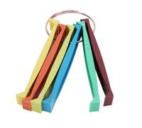 Cloimei Ensemble de Peignes à ailettes de climatiseur Professionnel, Outil ABS Multicolore de 12 Tailles pour la réparation et l'entretien de la Bobine d'évaporateur du condenseur