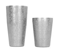 Cloimei Ensemble de shaker à cocktail professionnel Boston Shaker en acier inoxydable 304 avec design gravé Barman essentiel pour les à domicile et un usage commercial Équipement